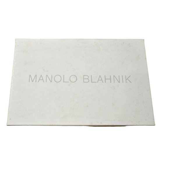 Manolo Blahnik Red Velvet Heels - Picture 6 of 6